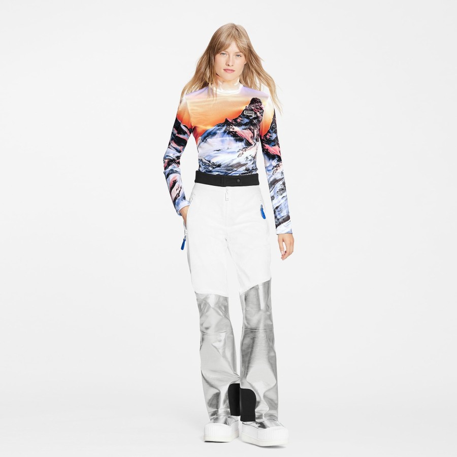 Women Louis Vuitton Pants | Electric Accent Ski Pants