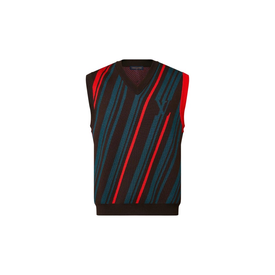 Men Louis Vuitton Knitwear And Sweatshirts | Wool Knit Vest