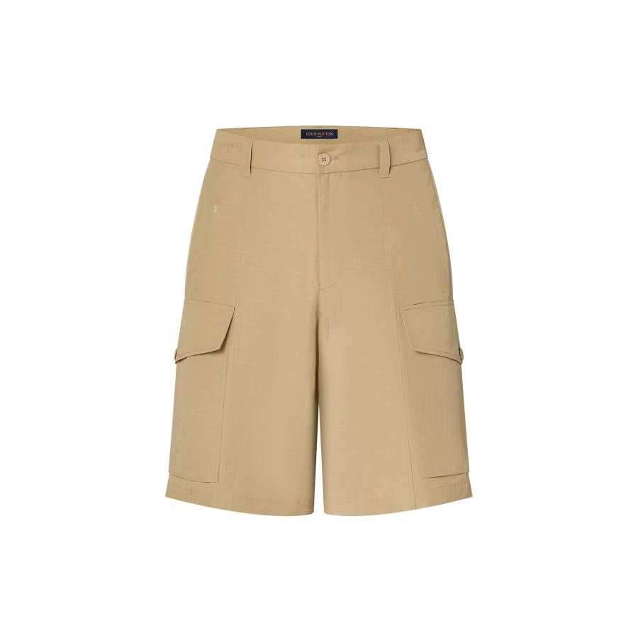 Men Louis Vuitton Pants | Ripstop Cargo Short