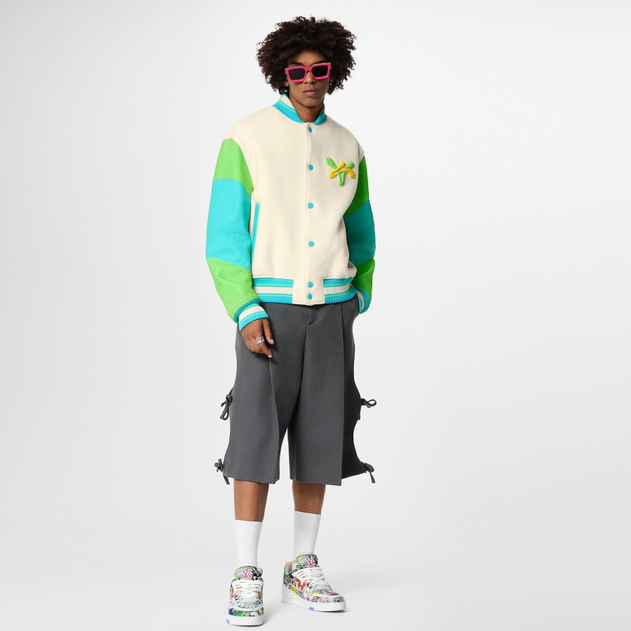 Men Louis Vuitton Coats And Outerwear | Rainbow Playground Varsity Blouson