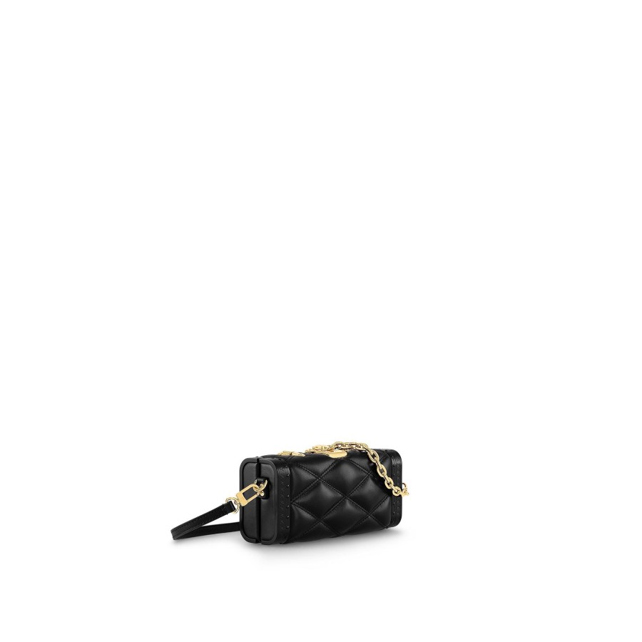 Women Louis Vuitton Leather Bags | Vanity Case Black