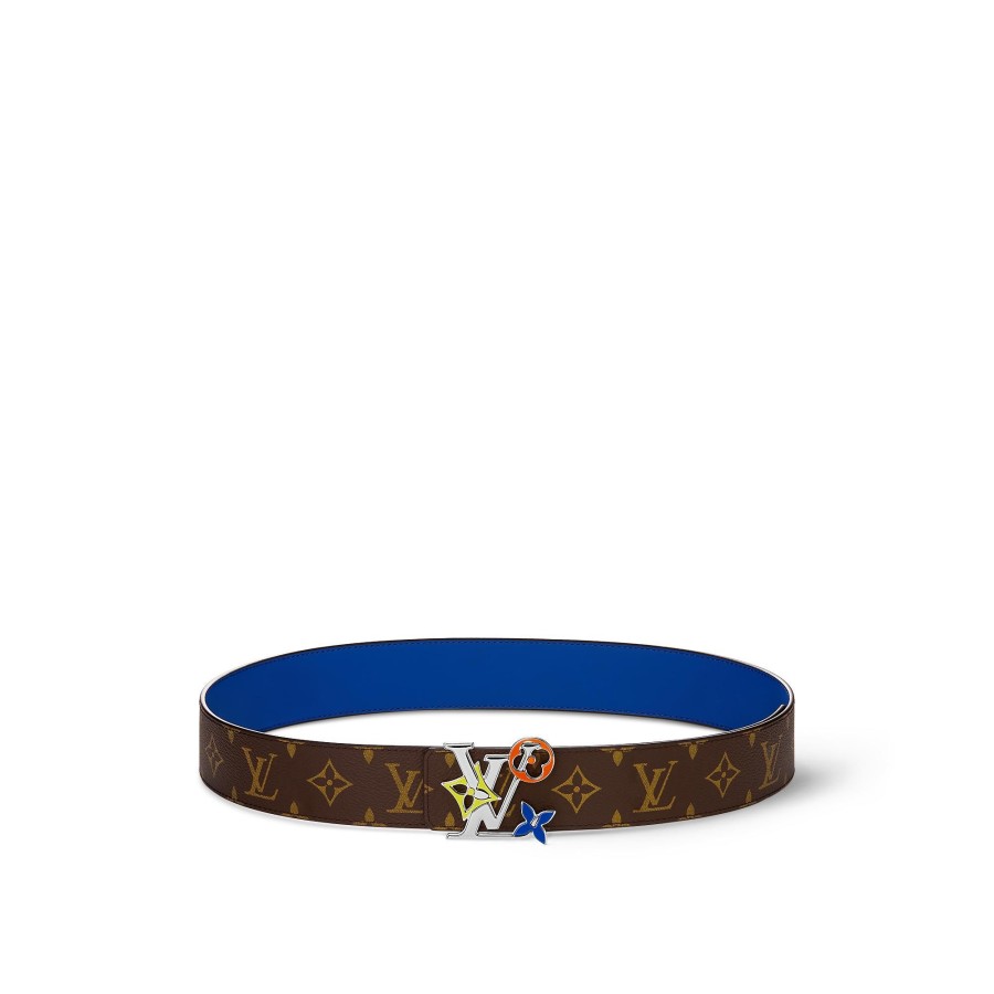 Men Louis Vuitton Belts | Lv Blossom 40Mm Reversible Belt