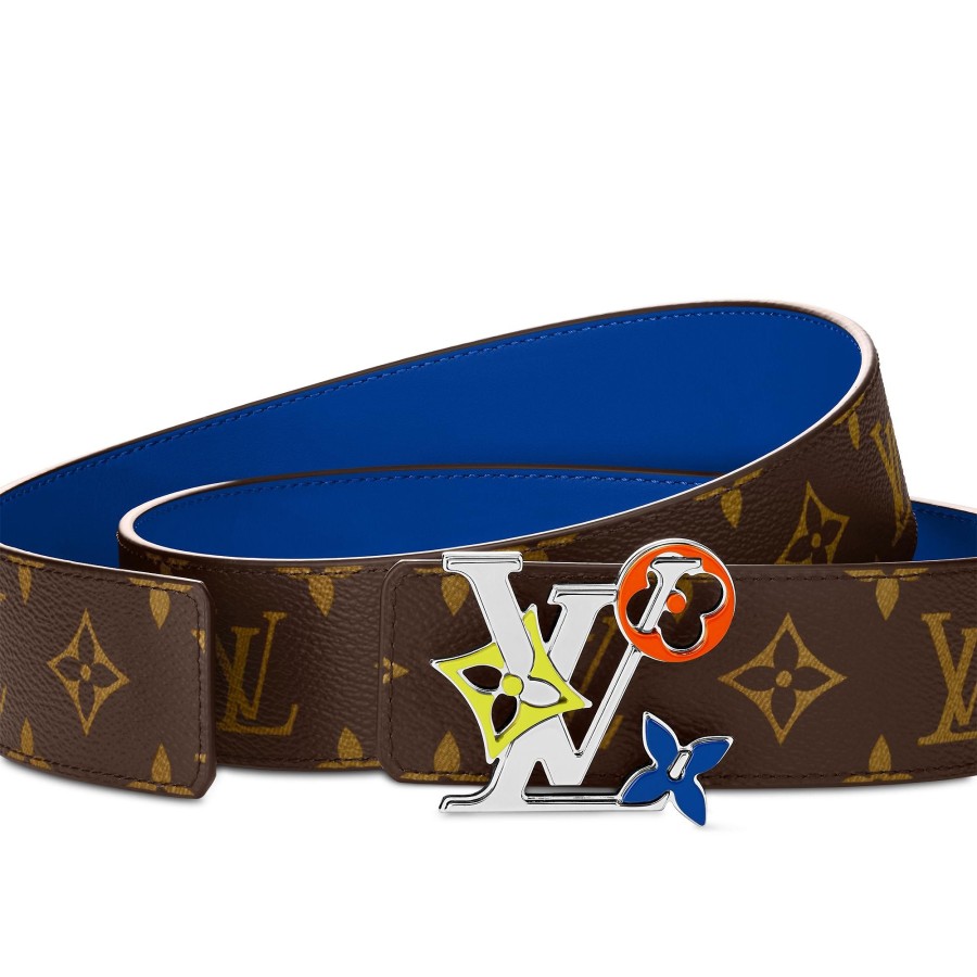 Men Louis Vuitton Belts | Lv Blossom 40Mm Reversible Belt