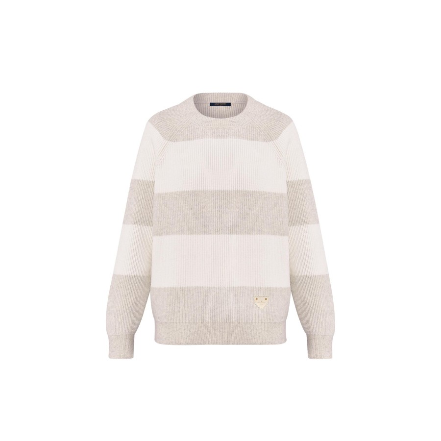 Women Louis Vuitton Knitwear | Chunky Stripes Pullover