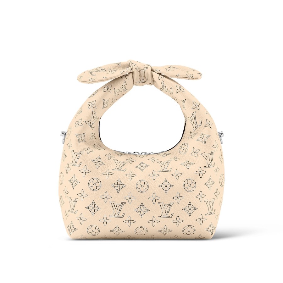 Women Louis Vuitton Leather Bags | Why Knot Pm Cream