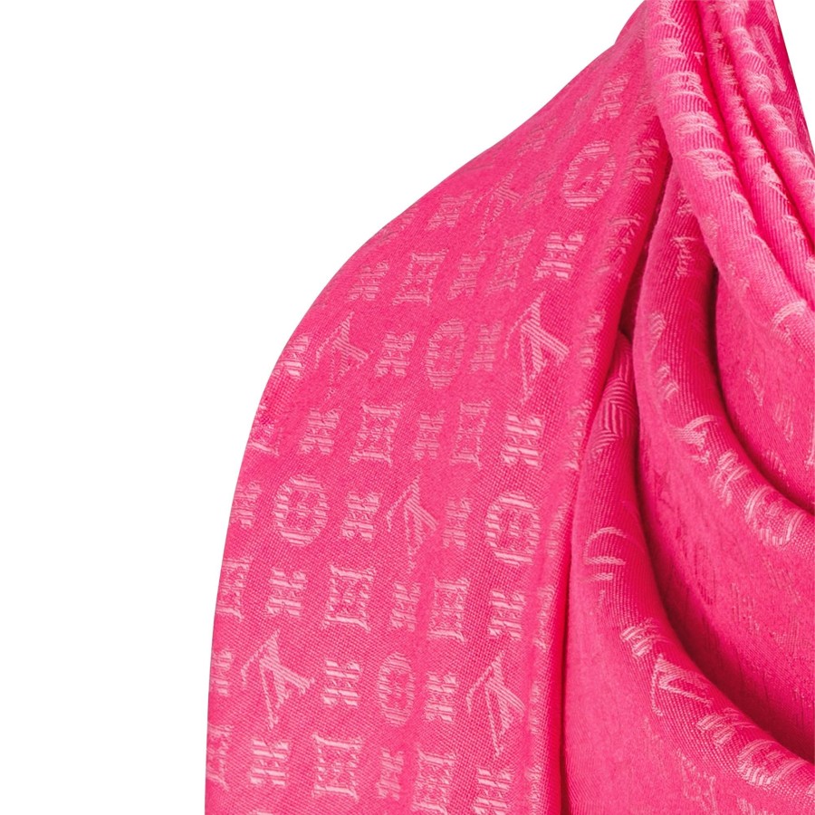 Women Louis Vuitton Shawls And Stoles | Evermore Shawl Rose Pop