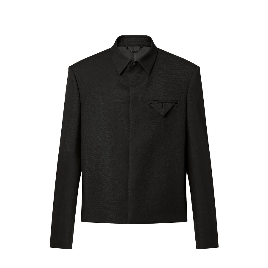 Men Louis Vuitton Coats And Outerwear | Embellished Wool Blouson