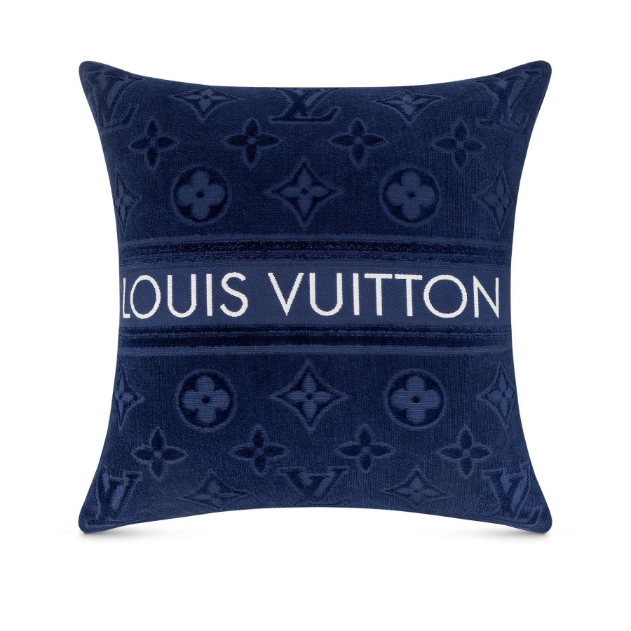 Women Louis Vuitton Home Textiles | Lvacation Beach Pillow Bleu Marine