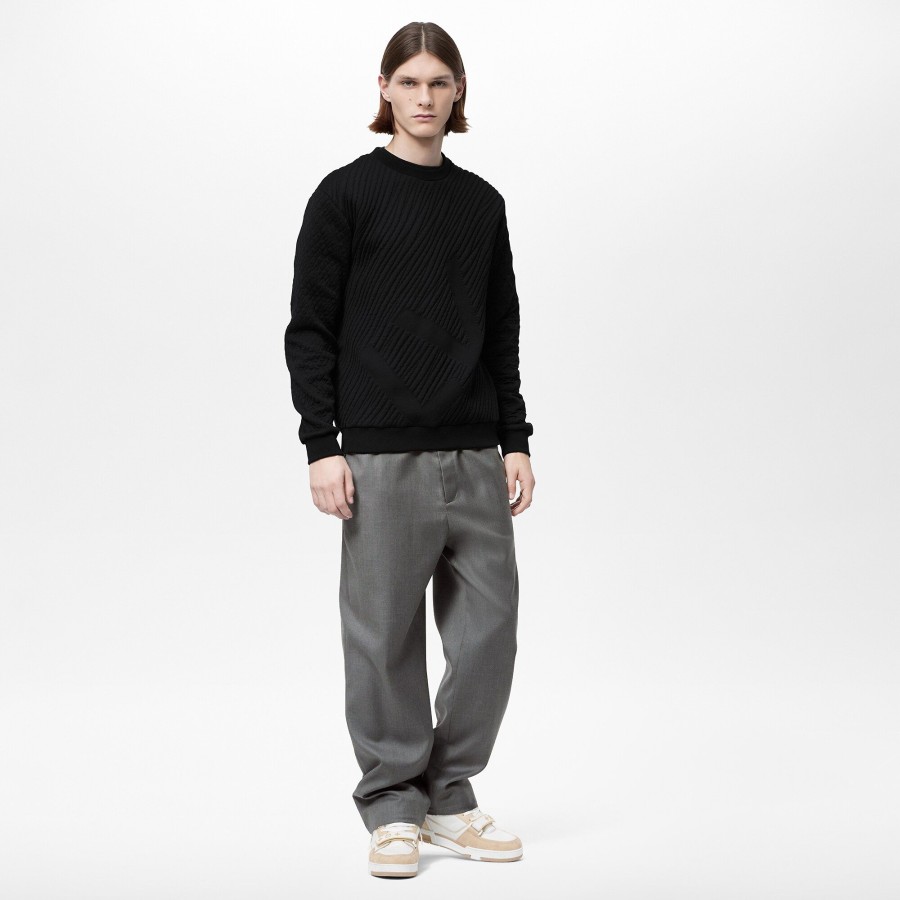 Men Louis Vuitton Knitwear And Sweatshirts | Multi Signature Crewneck