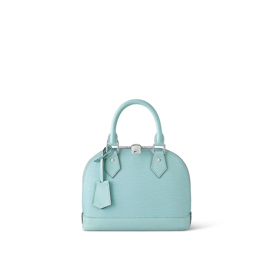 Women Louis Vuitton Leather Bags | Alma Bb Lagoon Blue