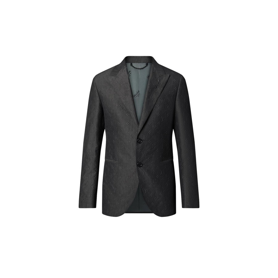 Men Louis Vuitton Blazers And Jackets | Lvse Single-Breasted Embossed Monogram Jacket