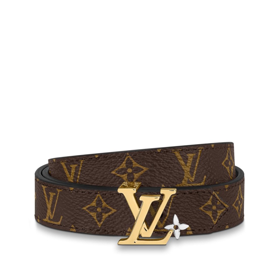 Women Louis Vuitton Belts | Lv Bloom 20Mm Reversible Belt