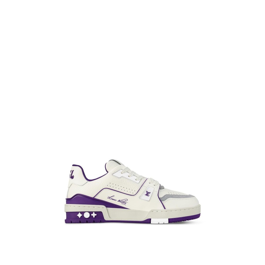 Women Louis Vuitton Sneakers | Lv Trainer Sneaker Violet