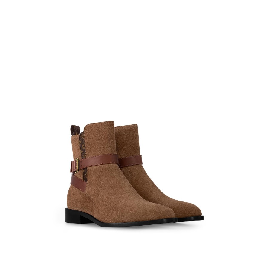 Women Louis Vuitton Boots And Booties | Lv Bootsy Ankle Boot