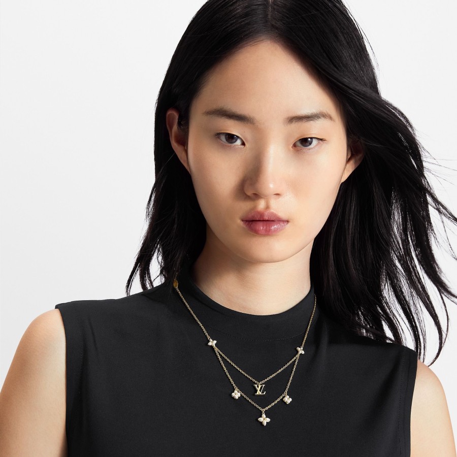 Women Louis Vuitton Necklaces And Pendants | Lv Floragram Necklace