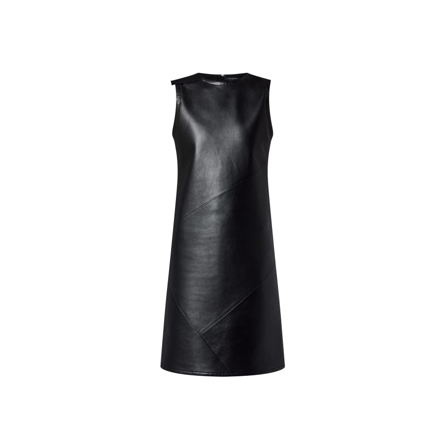 Women Louis Vuitton Dresses | Leather Patchwork Dress