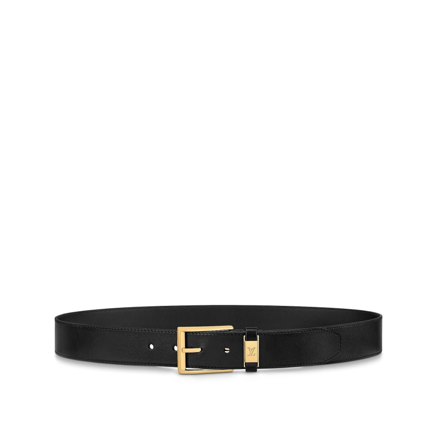 Men Louis Vuitton Belts | Lv City Pin 35Mm Belt