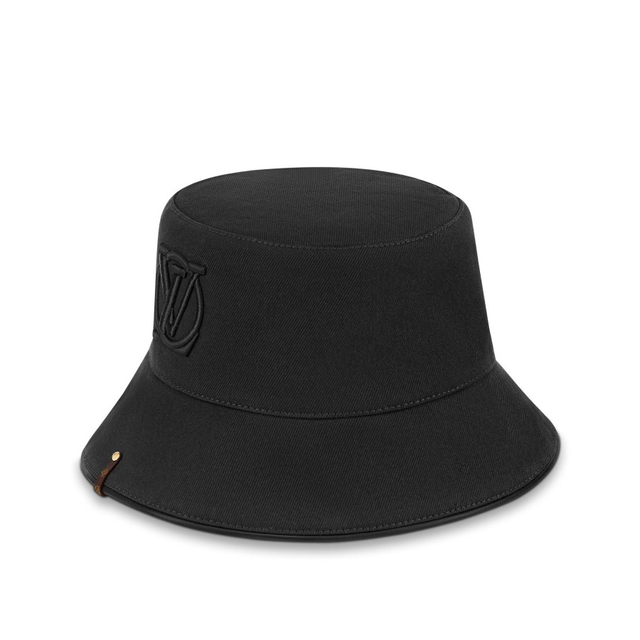 Women Louis Vuitton Hats And Gloves | Lv City Bucket Hat Black