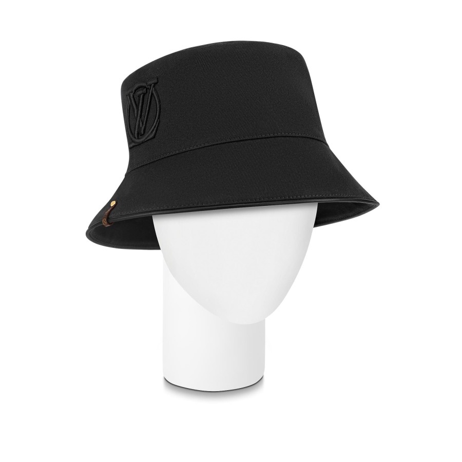 Women Louis Vuitton Hats And Gloves | Lv City Bucket Hat Black