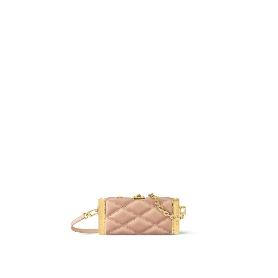 Women Louis Vuitton Leather Bags | Vanity Case Beige Rose