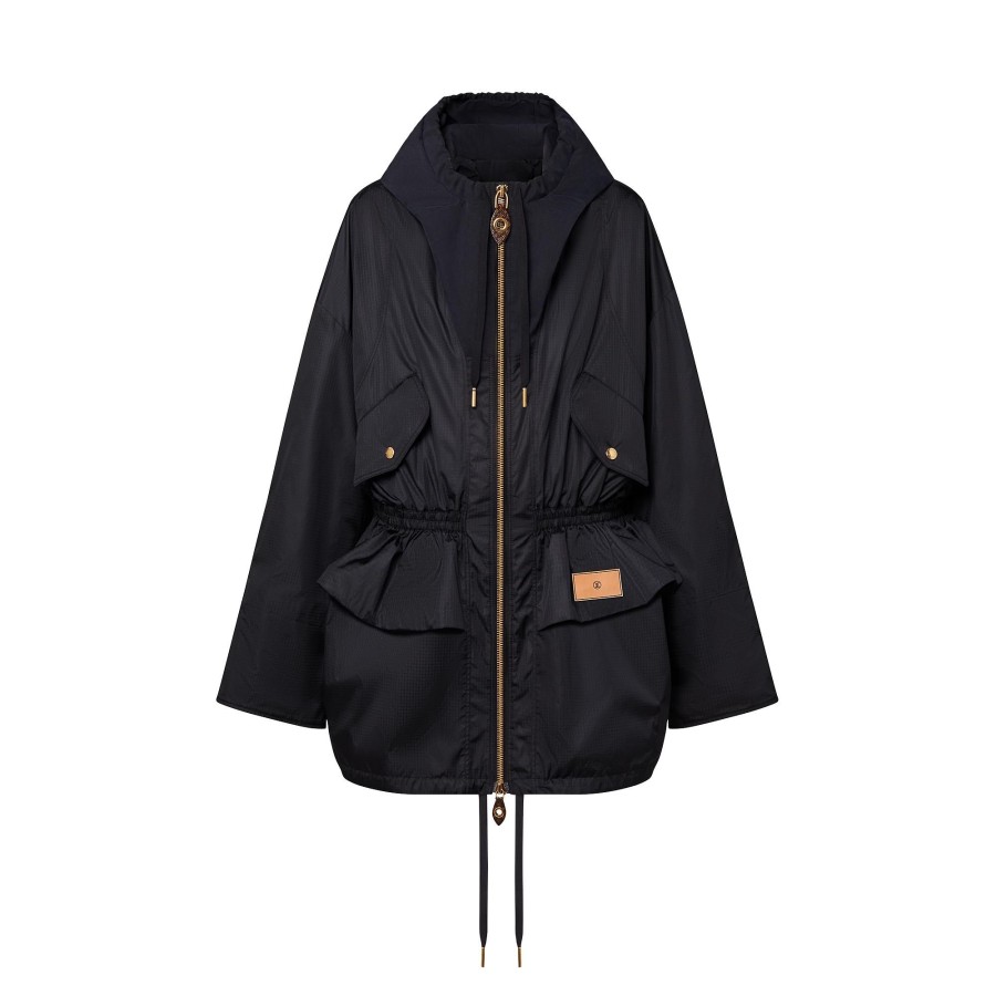 Women Louis Vuitton Coats And Jackets | Peplum Waist Hooded Parka