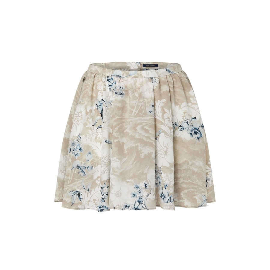 Women Louis Vuitton Skirts And Shorts | Tropical Print Mini Skirt