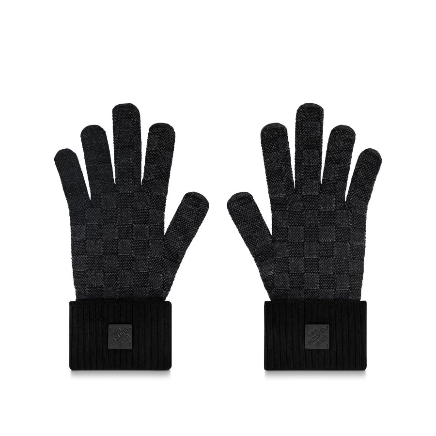 Men Louis Vuitton Hats And Gloves | Neo Petit Damier Gloves