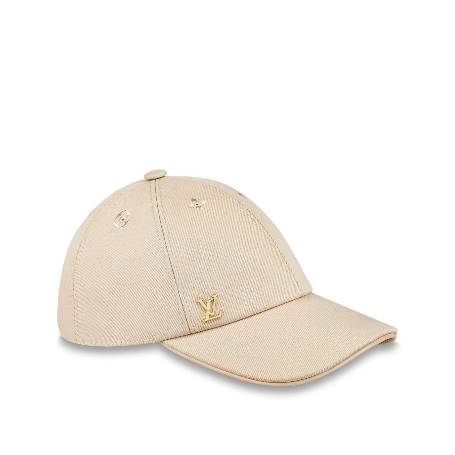 Women Louis Vuitton Hats And Gloves | Lv Iconic Cap Beige