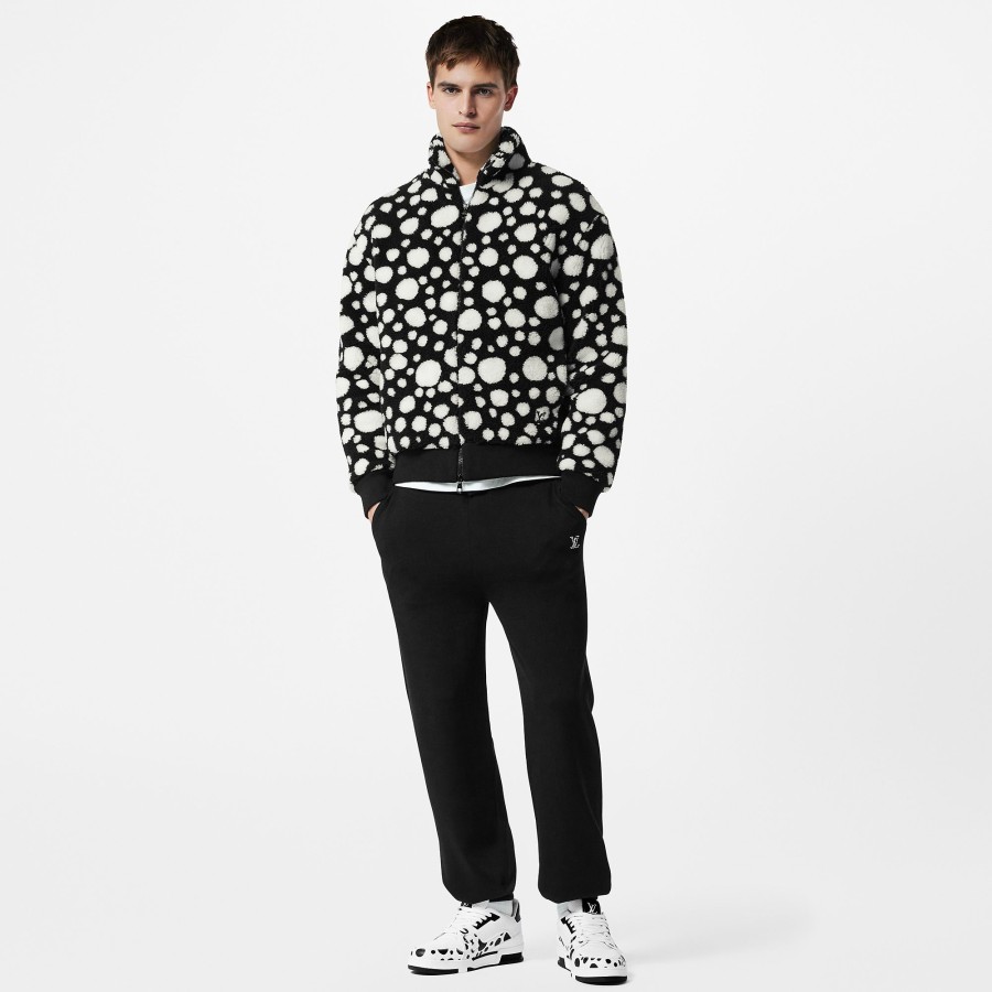 Men Louis Vuitton Coats And Outerwear | Lv X Yk Infinity Dots Fleece Blouson