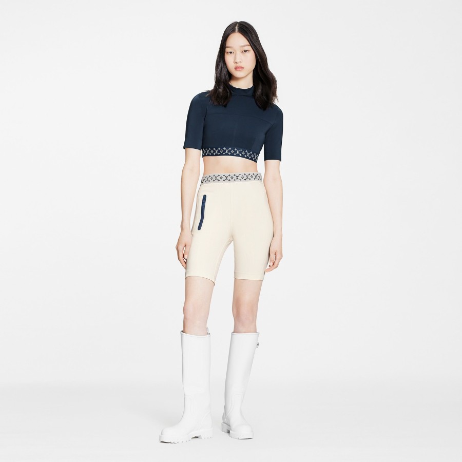 Women Louis Vuitton Skirts And Shorts | Flight Mode Cycling Shorts Beige Clair