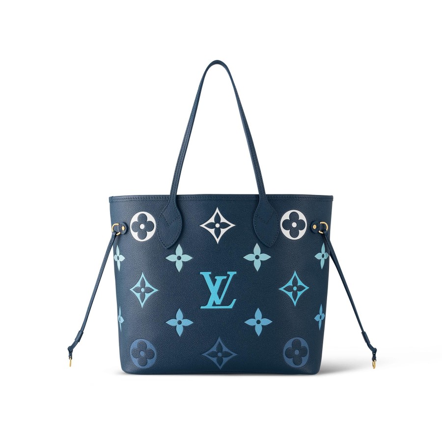 Women Louis Vuitton Shoulder And Cross Body Bags | Neverfull Mm Blue