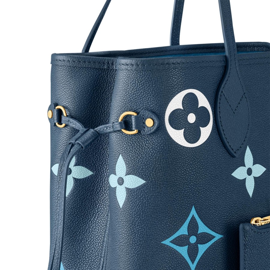 Women Louis Vuitton Shoulder And Cross Body Bags | Neverfull Mm Blue