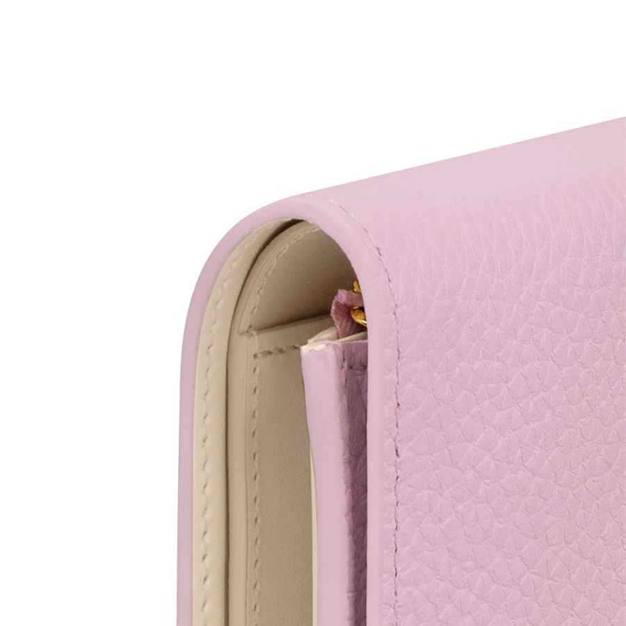 Women Louis Vuitton Compact Wallets | Capucines Compact Wallet Wisteria