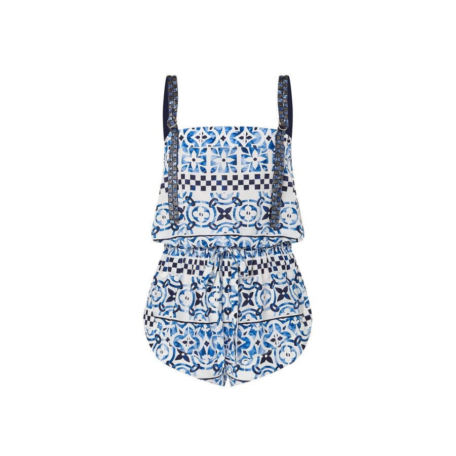 Women Louis Vuitton Skirts And Shorts | Monogram Tile Playsuit