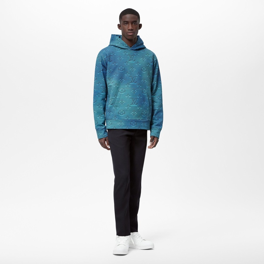 Men Louis Vuitton Knitwear And Sweatshirts | Printed Allover Hoodie