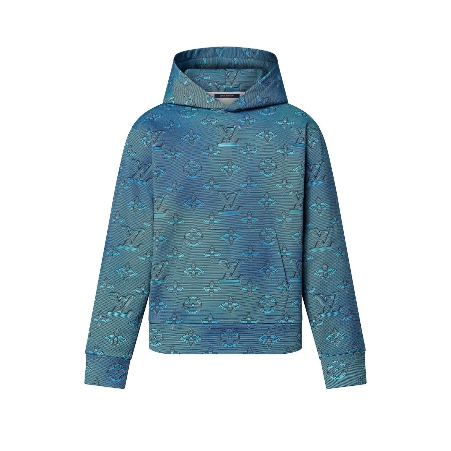 Men Louis Vuitton Knitwear And Sweatshirts | Printed Allover Hoodie