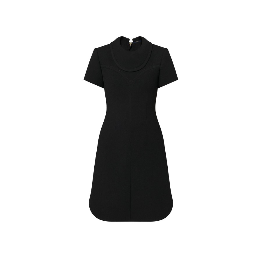 Women Louis Vuitton Dresses | Bib Collar Fitted Dress