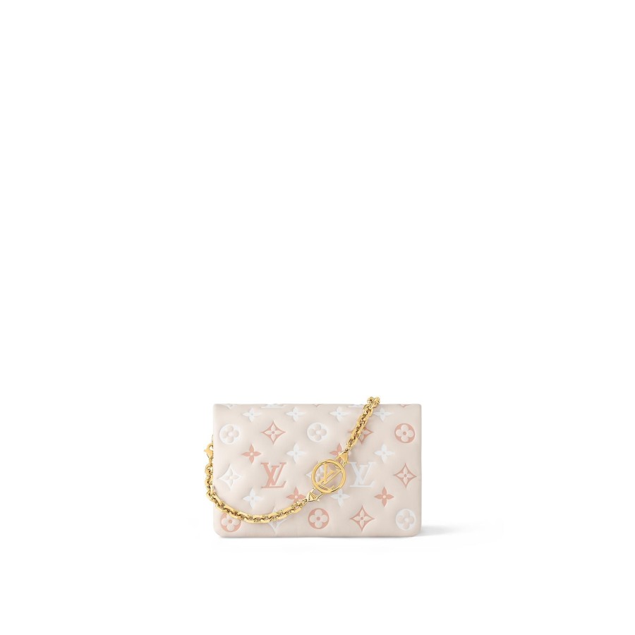 Women Louis Vuitton Chain Bags And Clutches | Pochette Coussin