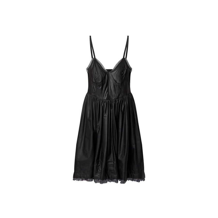 Women Louis Vuitton Dresses | Leather Lingerie Dress