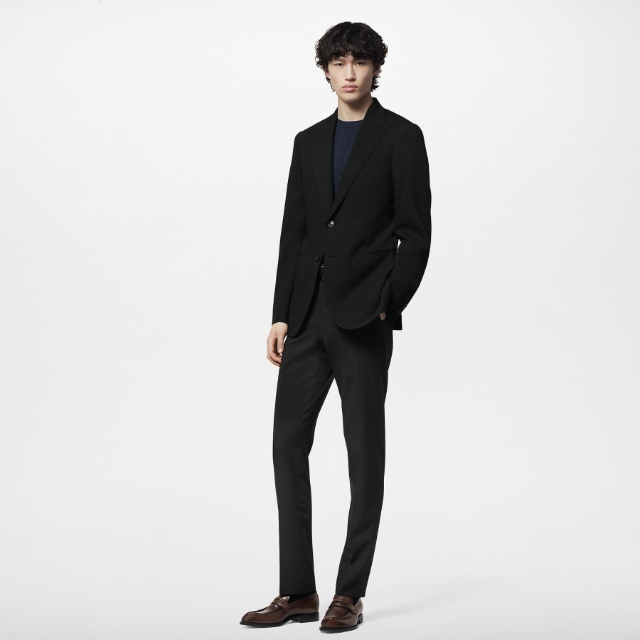 Men Louis Vuitton Blazers And Jackets | Single-Breasted Wool Blend Pont Neuf Suit