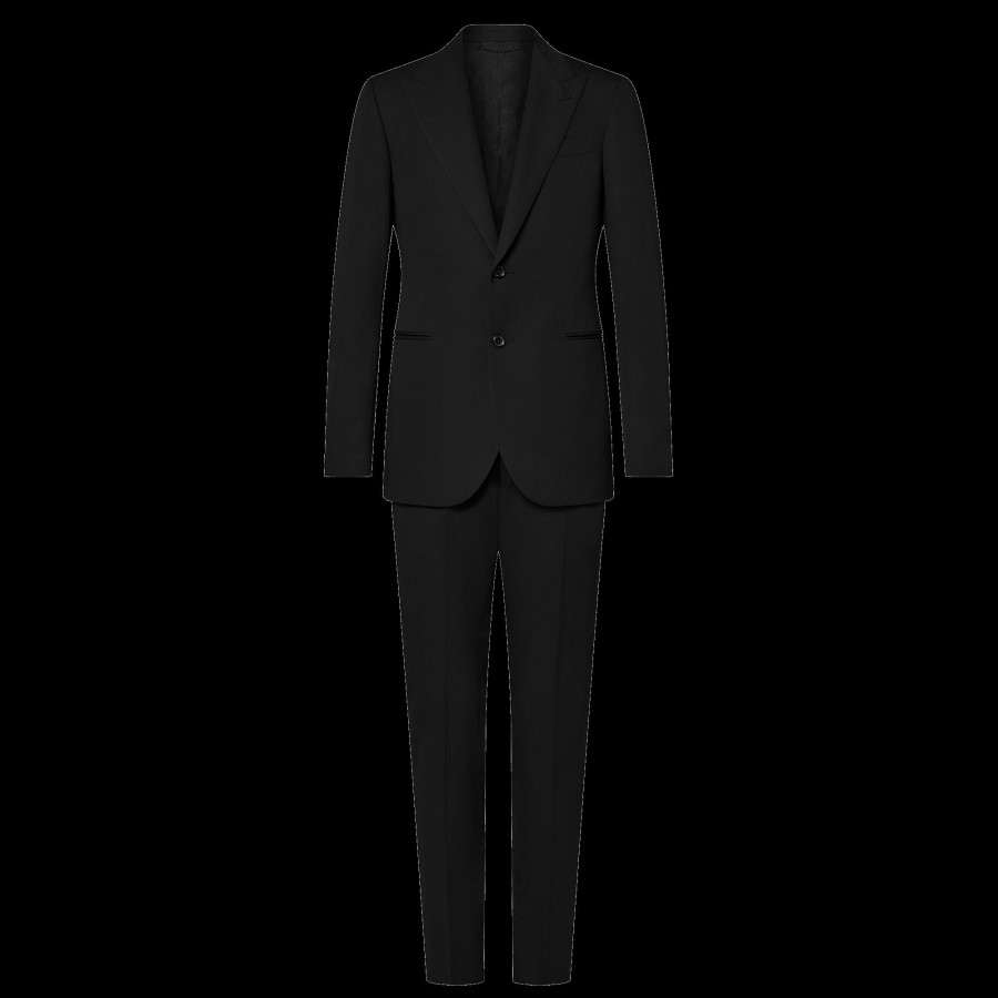 Men Louis Vuitton Blazers And Jackets | Single-Breasted Wool Blend Pont Neuf Suit