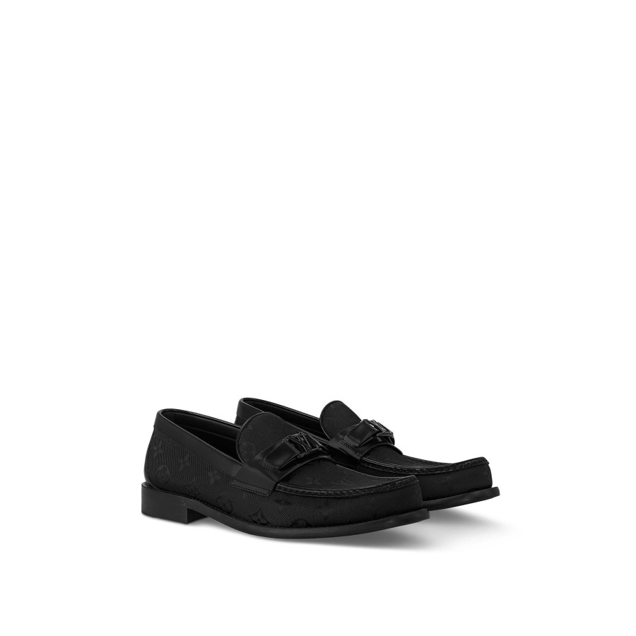 Men Louis Vuitton Loafers And Moccasins | Major Loafer Black