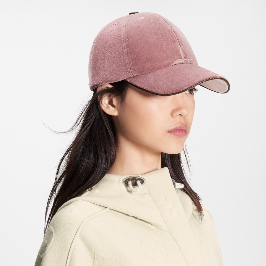 Women Louis Vuitton Hats And Gloves | Lv Touch Cap Pink