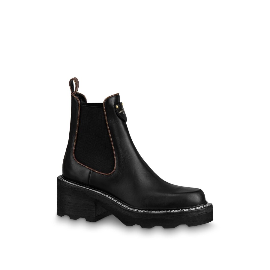 Women Louis Vuitton Boots And Booties | Lv Beaubourg Ankle Boot