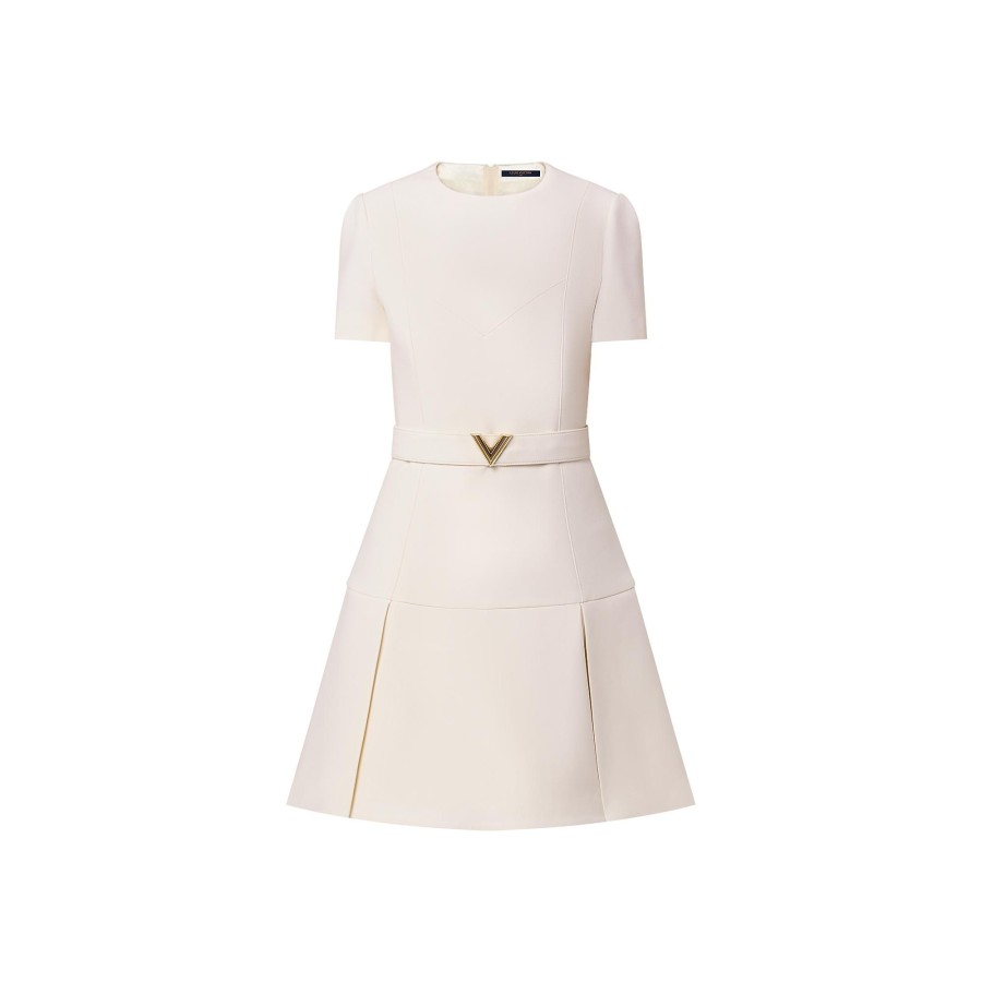 Women Louis Vuitton Dresses | Pleated Skater Dress