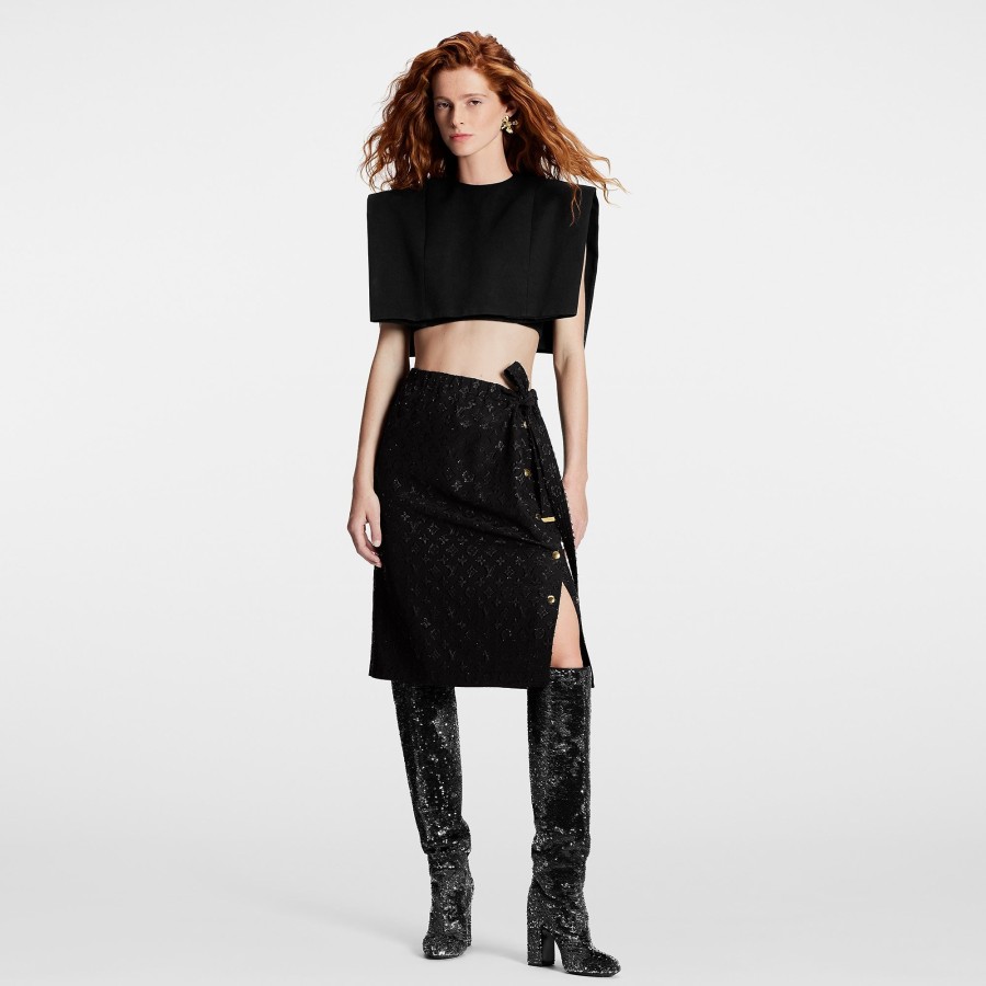 Women Louis Vuitton Skirts And Shorts | Monogram Fil Coupe Wrap Skirt