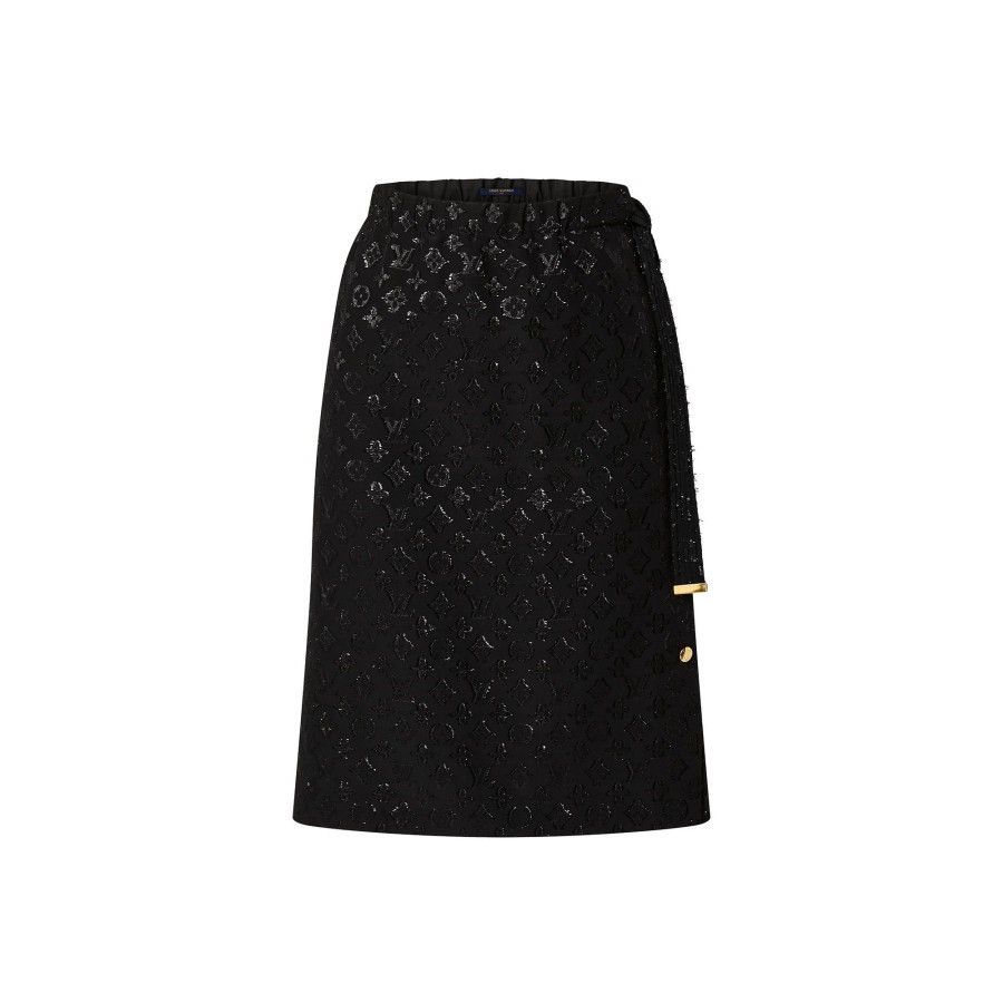 Women Louis Vuitton Skirts And Shorts | Monogram Fil Coupe Wrap Skirt