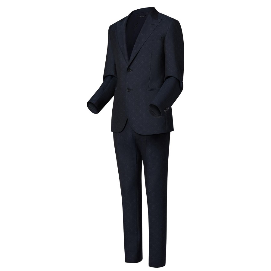 Men Louis Vuitton Blazers And Jackets | Monogram Pont Neuf Suit