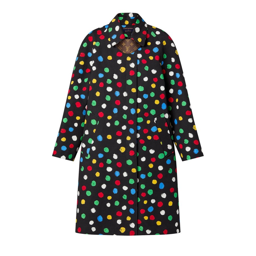 Women Louis Vuitton Coats And Jackets | Lv X Yk Painted Dots Trench Coat