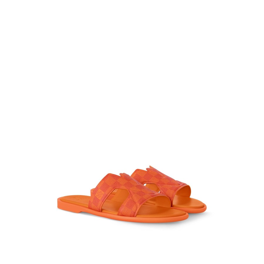 Men Louis Vuitton Sandals | Lv Oasis Mule Orange